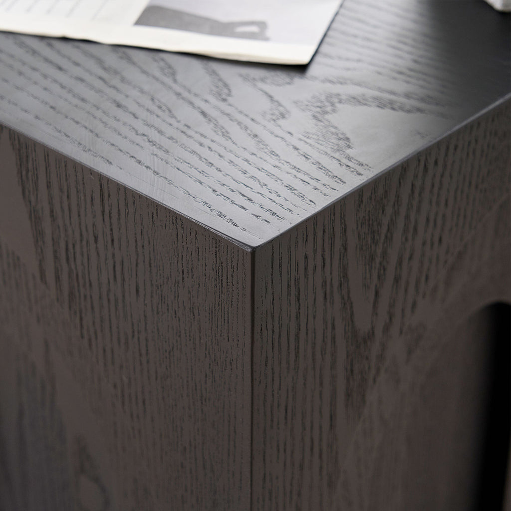 Walker Edison | Table d'appoint carrée Curve Design 