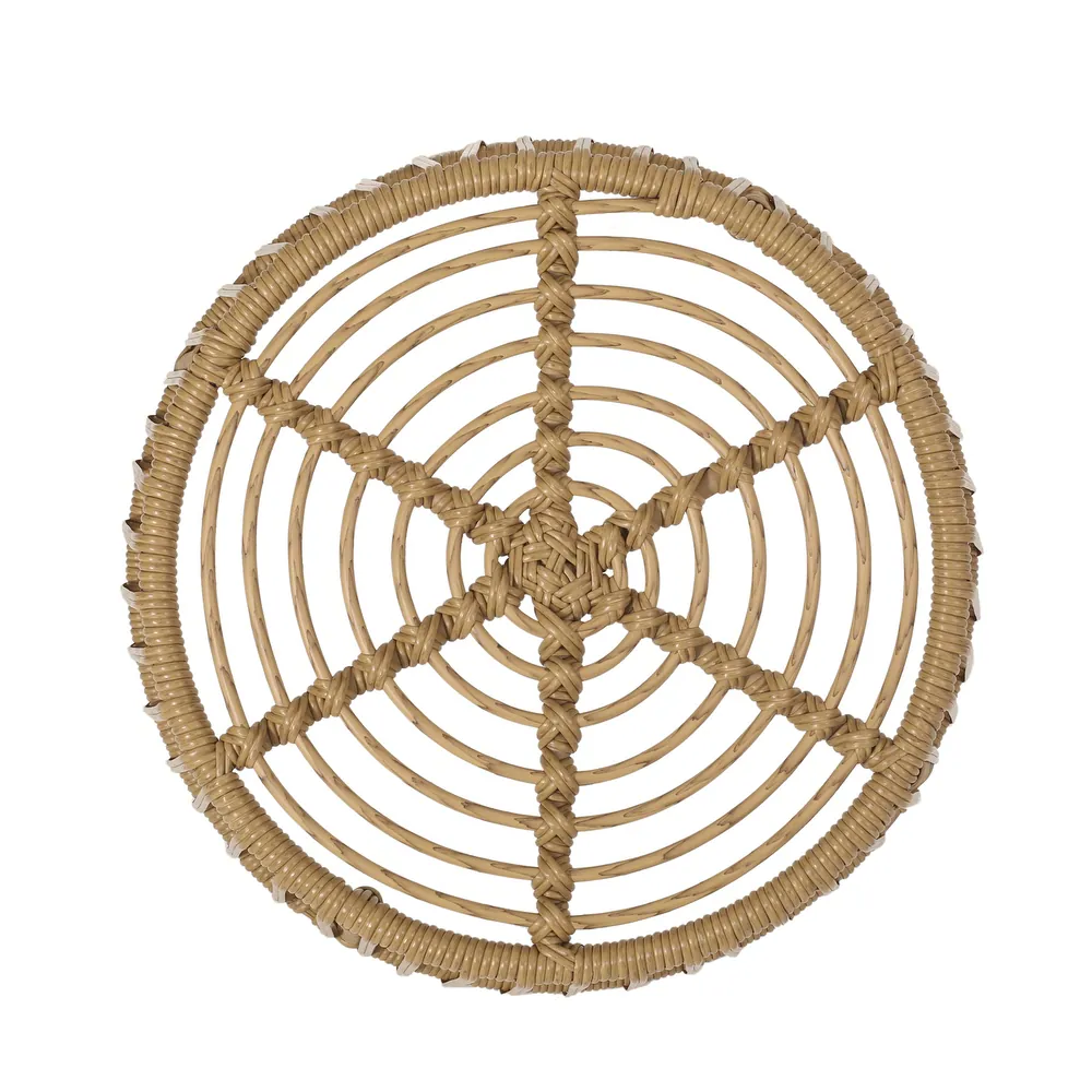 Ensemble de conversation d'extérieur rétro en osier Walker Edison |