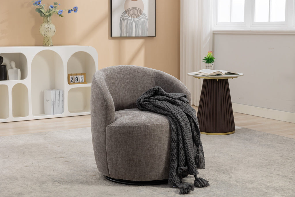 Fauteuil pivotant Walker Edison | Chenille