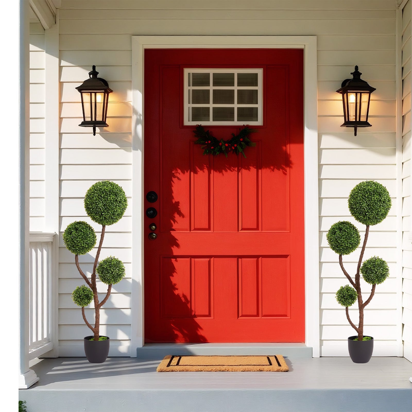 Walker Edison | Topiaire en buis pour décoration intérieure et extérieure