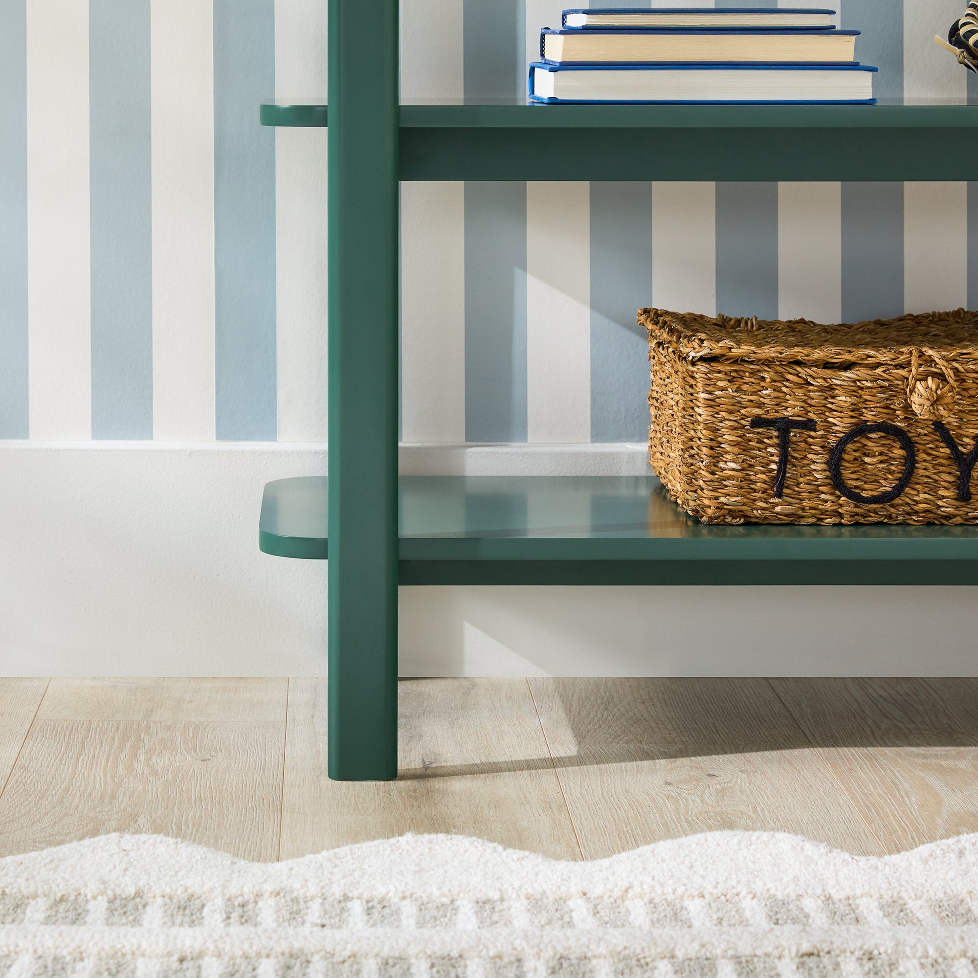 Bibliothèque moderne Zoey en bois arqué