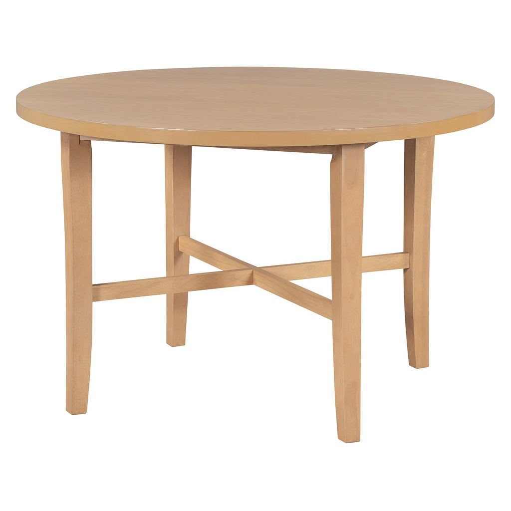 Walker Edison | Ensemble de salle à manger rétro simple 5 pièces avec 4 chaises 