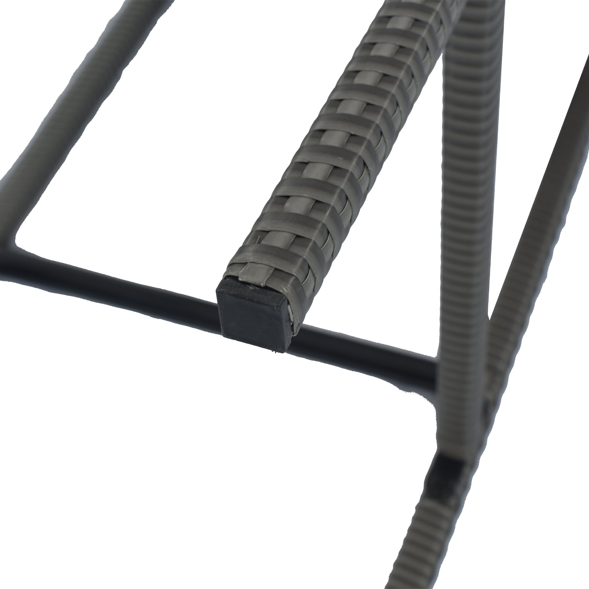 Walker Edison | Ensemble de bar extérieur en osier 5 pièces