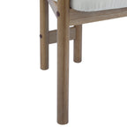 Walker Edison | Ensemble de 2 chaises de salle à manger modernes en bois rembourrées