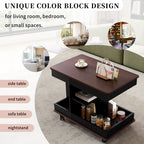 Walker Edison | Table d'appoint multifonctionnelle moderne et réglable avec plateau relevable