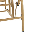 Fauteuil à bascule d'extérieur en osier Walker Edison | Palos