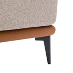 Fauteuil d'appoint moderne bicolore Walker Edison |