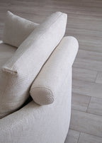 Walker Edison | Canapé-lit pliant en lin Curve Design