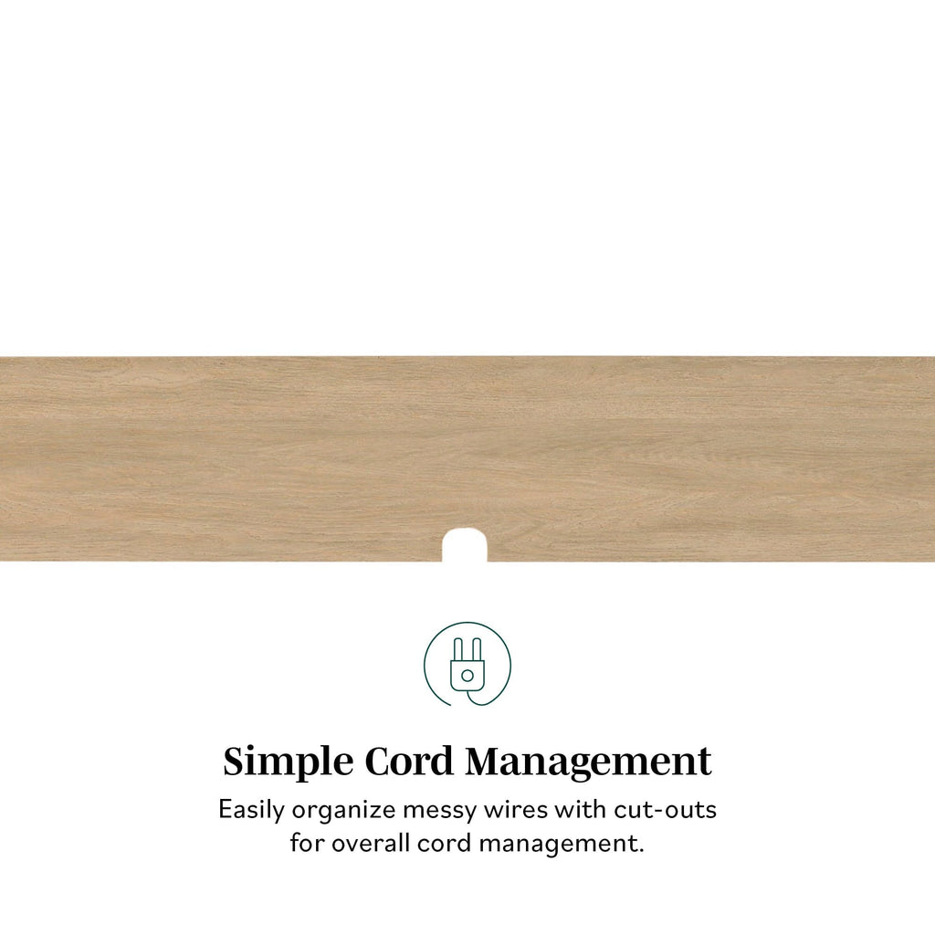 Meuble TV flottant Hamkke Boho à 2 portes