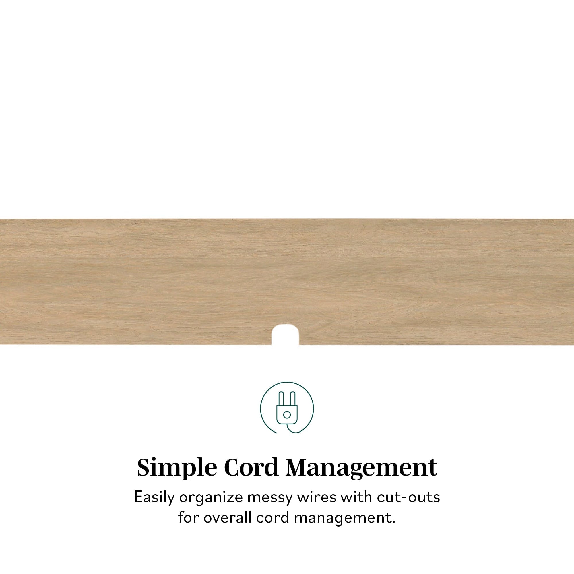 Meuble TV flottant Hamkke Boho à 2 portes