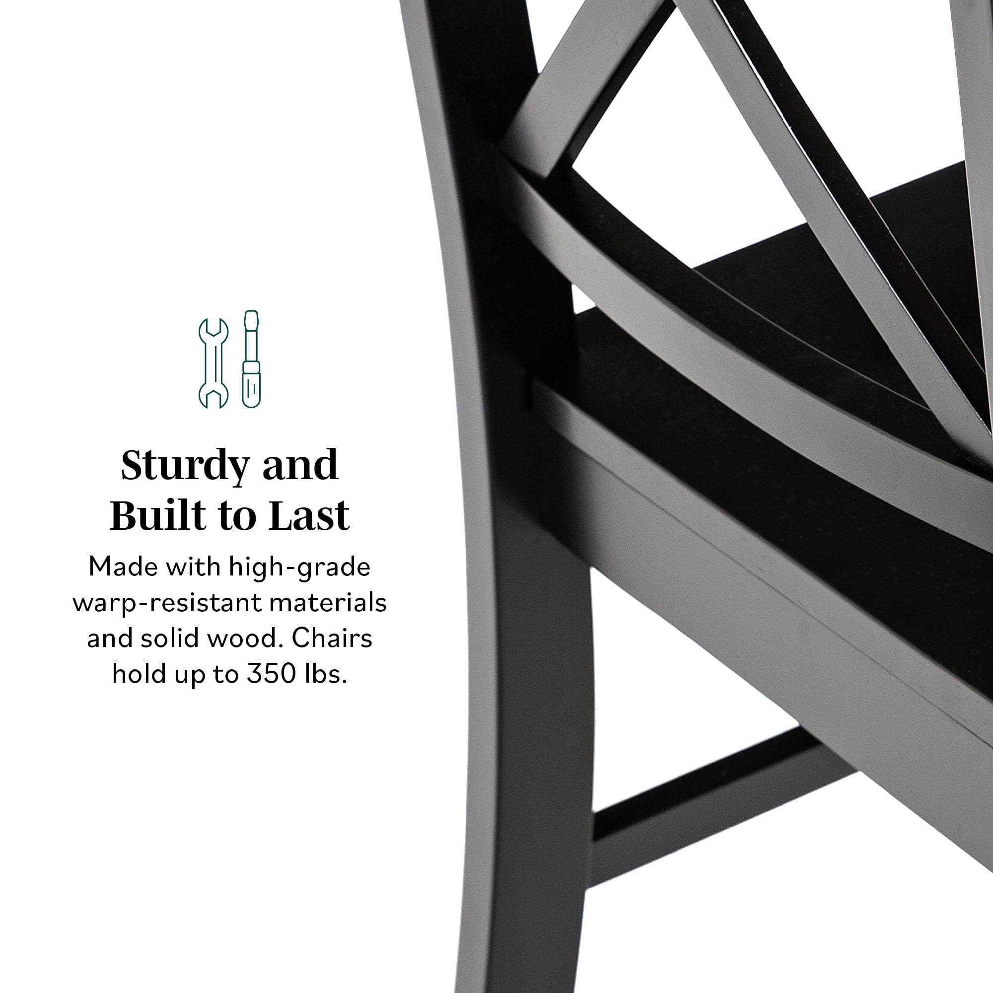 Ensemble de 2 chaises de salle à manger Millwright