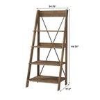 Bibliothèque Frankie en bois massif