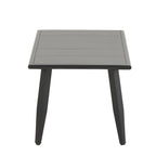 Ensemble de mobilier de patio extérieur au design métallique incurvé 