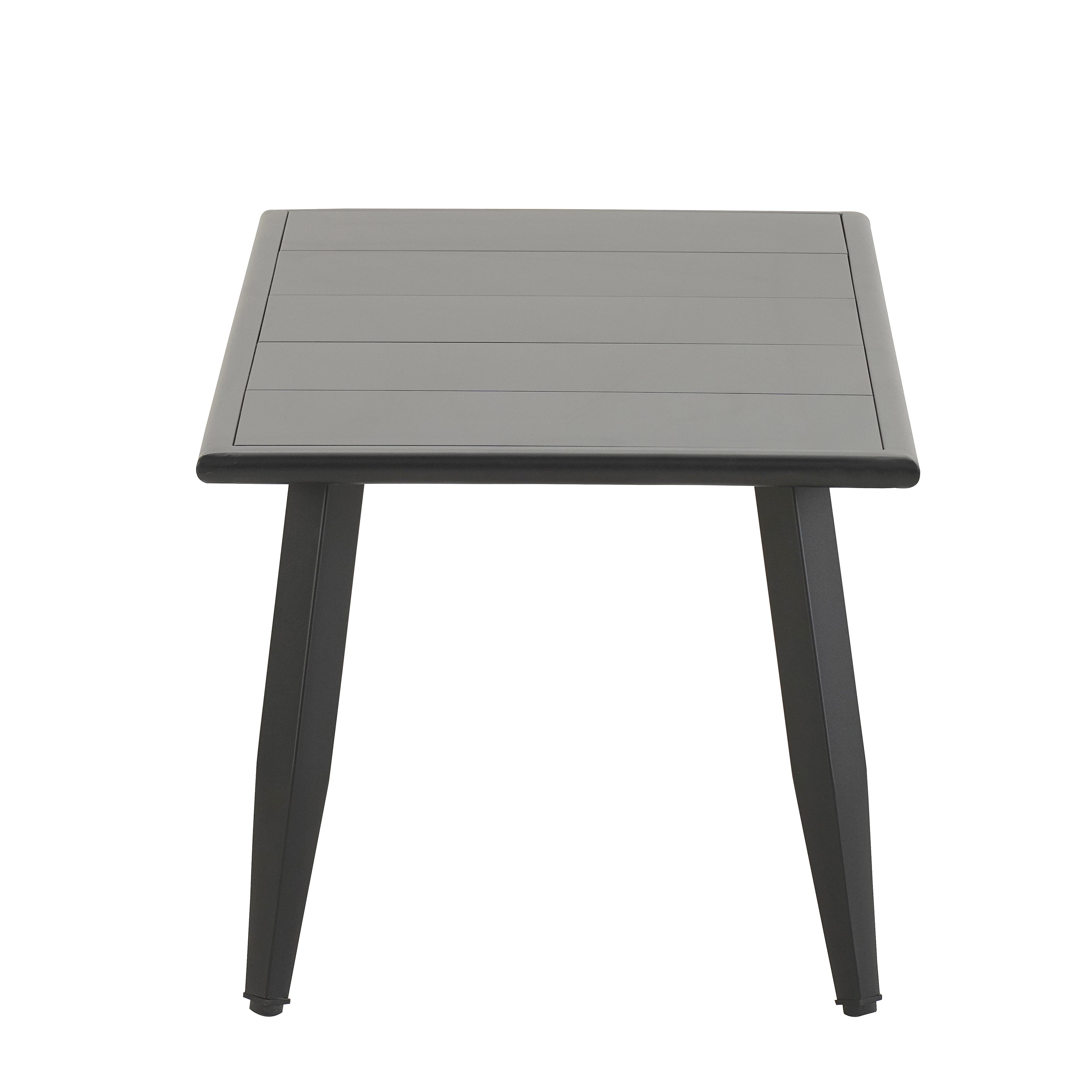 Ensemble de mobilier de patio extérieur au design métallique incurvé 