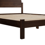 Lit Elias en bois massif avec tête de lit arquée