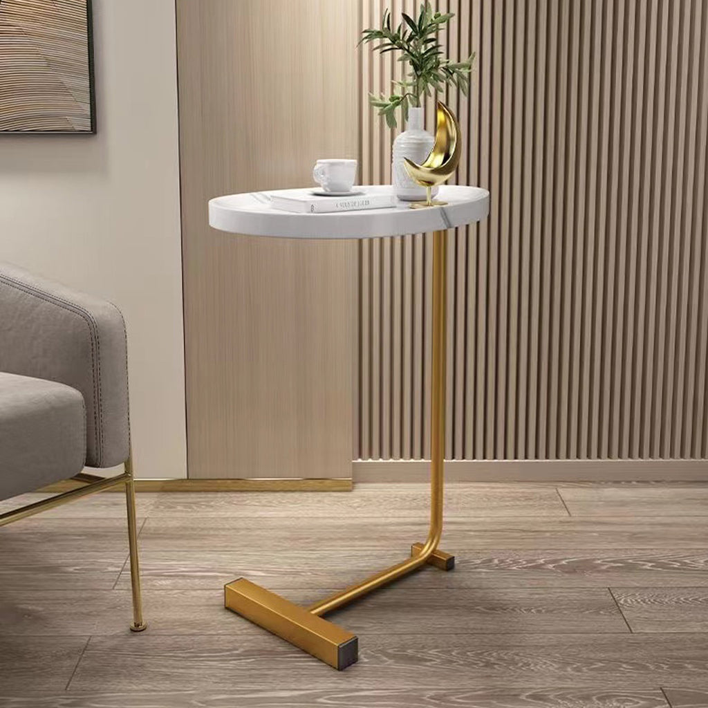 Table d'appoint Walker Edison | Effet marbre
