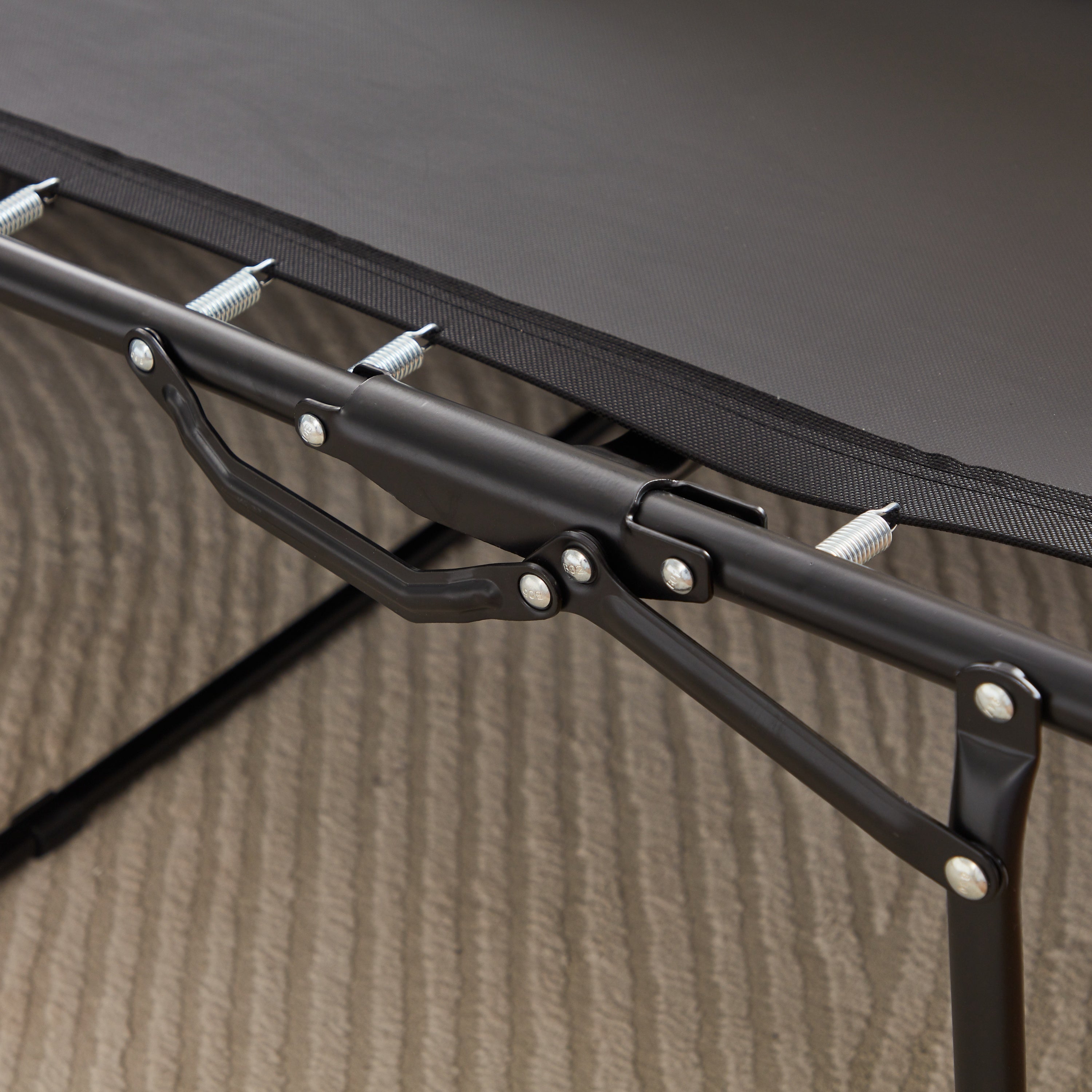 Walker Edison | Canapé-lit futon en velours côtelé gris