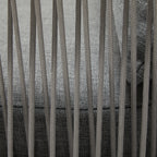 Walker Edison | Ensemble de 2 chaises d'extérieur incurvées élégantes en corde tressée grise