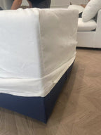 Walker Edison | Canapé d'angle modulable Cloud Home Comfort avec pouf de rangement 