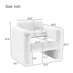 Walker Edison | Fauteuil d'appoint Sherpa Modern Cloud