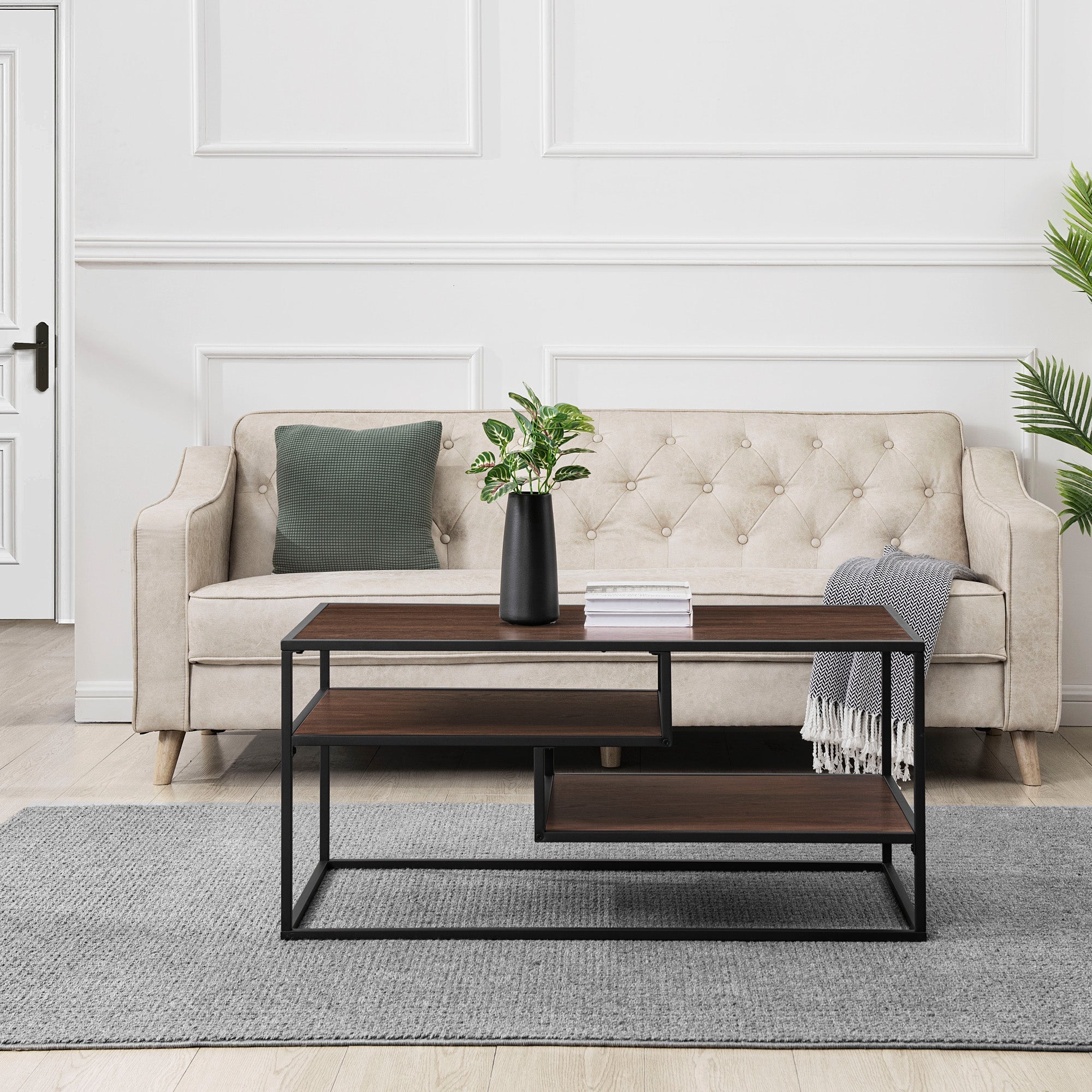 Table basse contemporaine en métal Maya 40