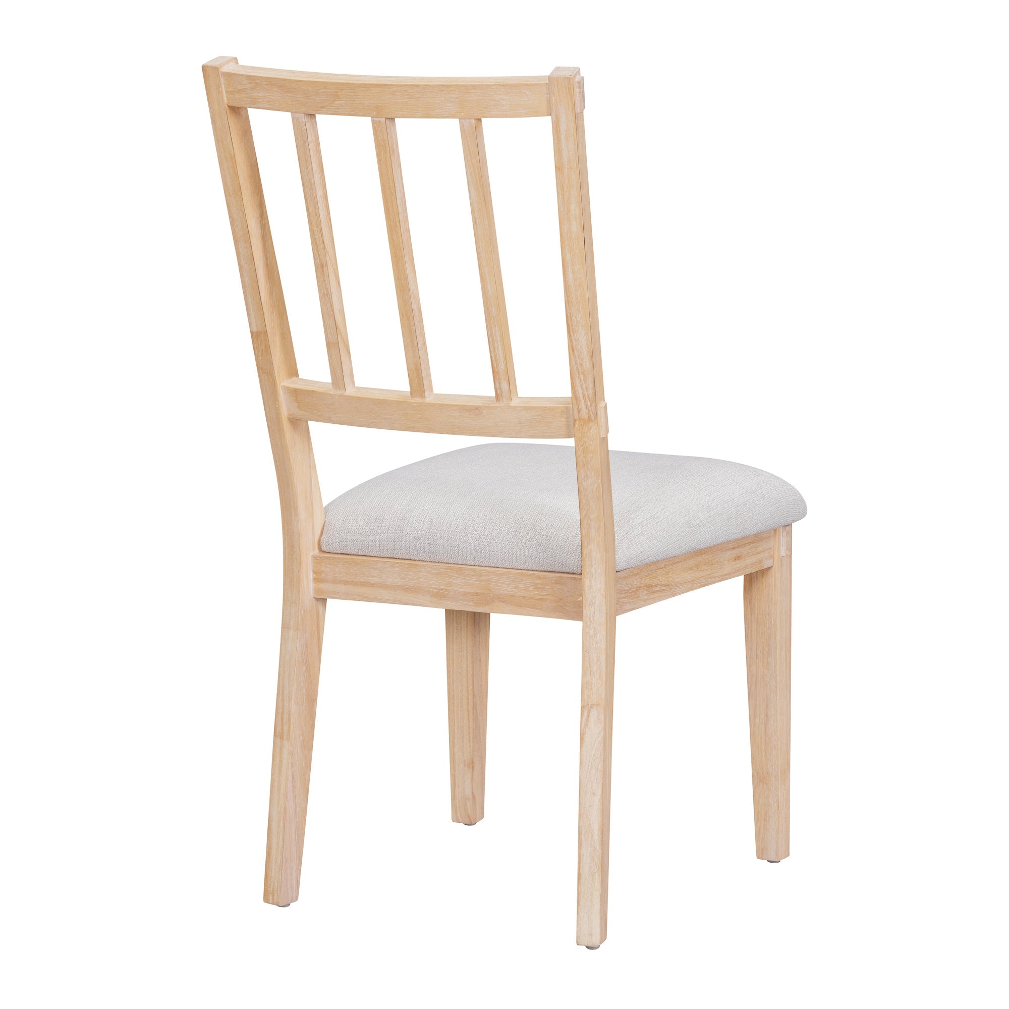 Walker Edison | Charmant ensemble de salle à manger rustique rond 5 pièces avec chaises et banc incurvé 