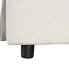 Walker Edison | Canapé d'angle modulaire en forme de L avec rangement et ports USB 