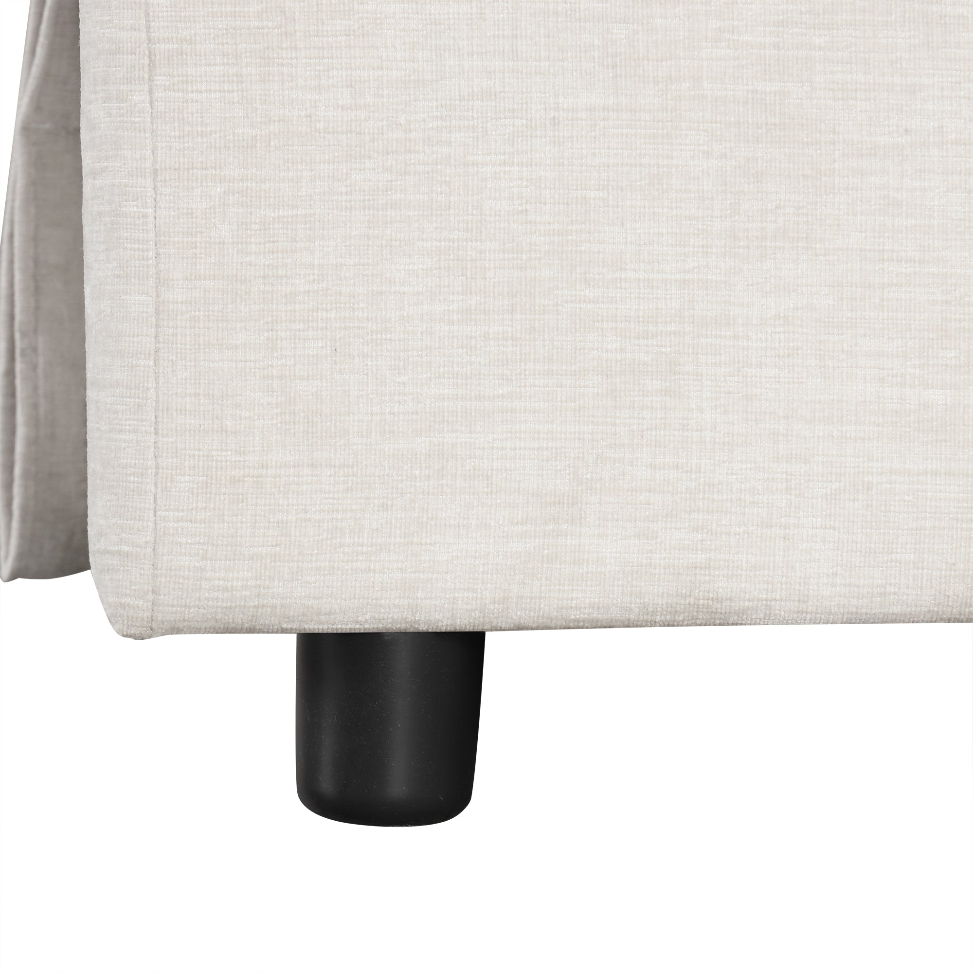 Walker Edison | Canapé d'angle modulaire en forme de L avec rangement et ports USB 