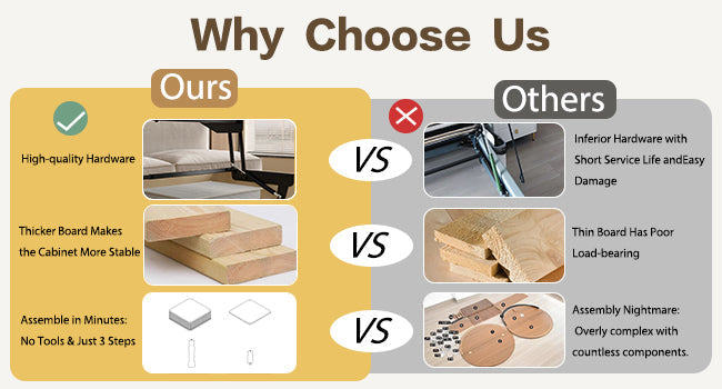 Walker Edison | Table basse traditionnelle cannelée à plateau relevable