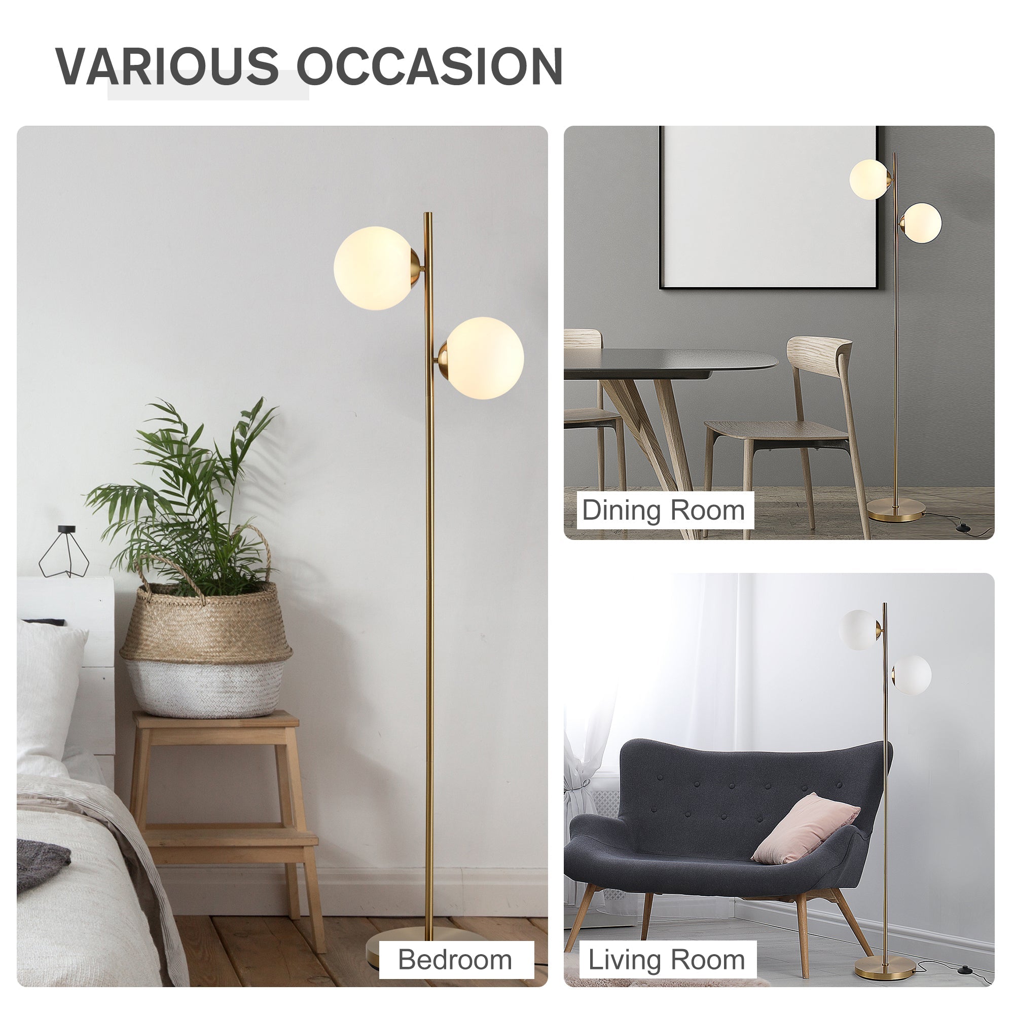 Lampadaire minimaliste Walker Edison