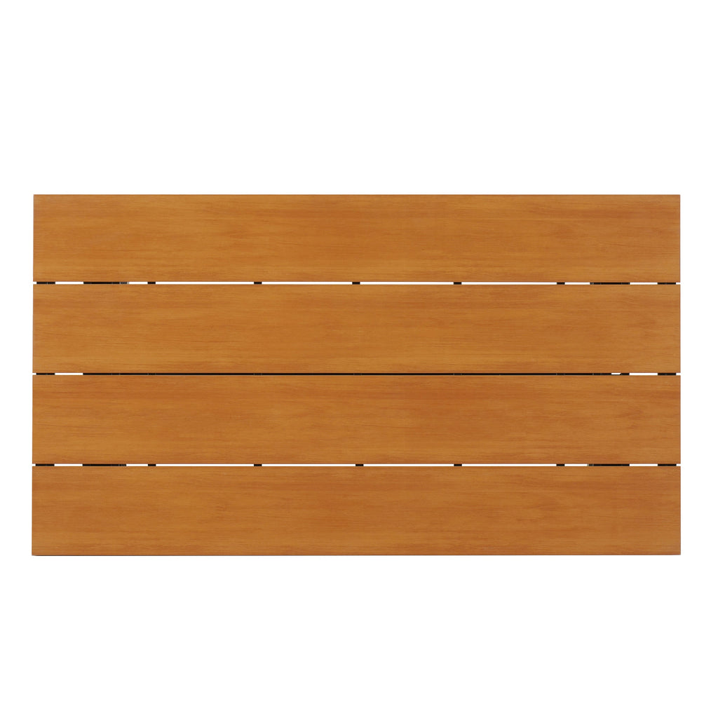 Walker Edison | Ensemble table et chaises de jardin contemporain style U