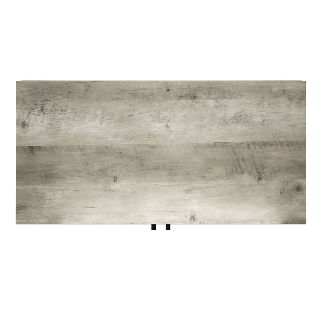 Meuble d'entrée à portes miroir finition antique