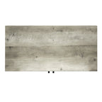 Meuble d'entrée à portes miroir finition antique