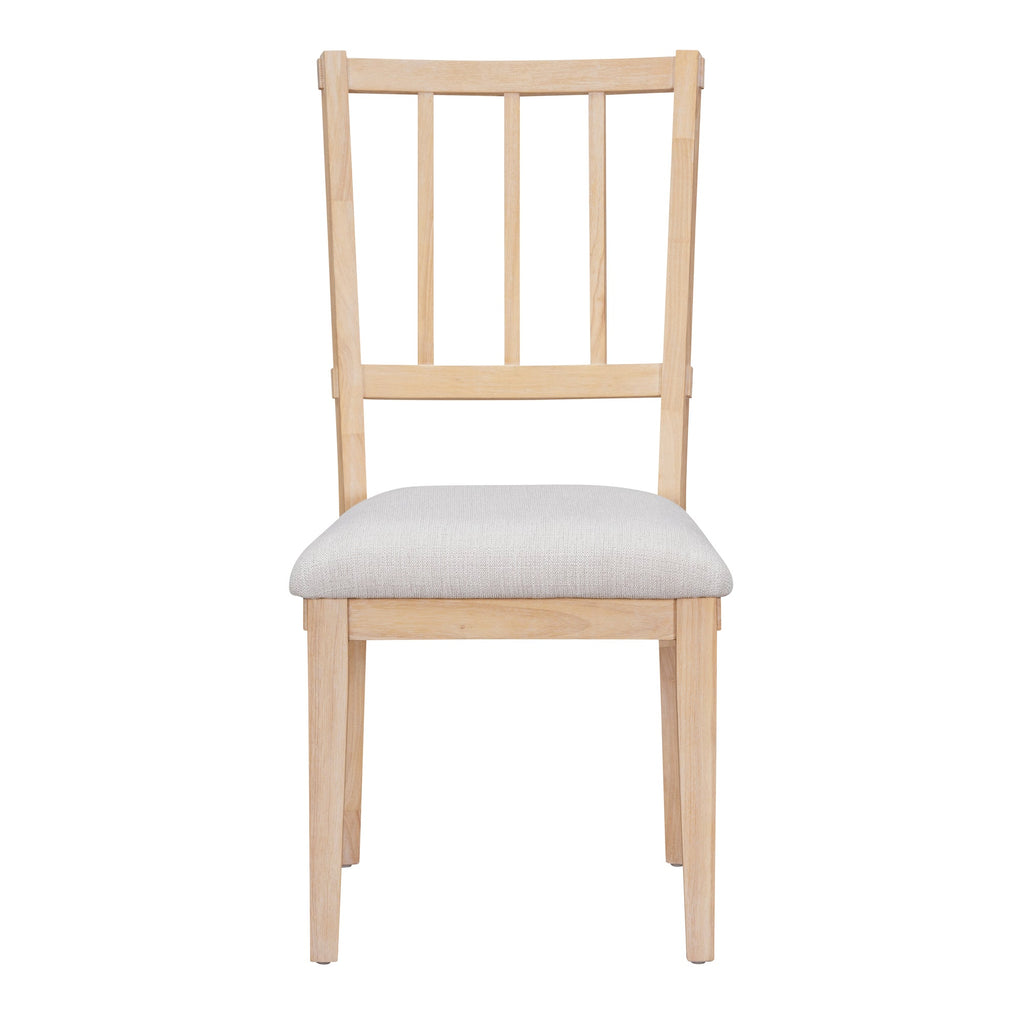 Walker Edison | Charmant ensemble de salle à manger rustique rond 5 pièces avec chaises et banc incurvé 