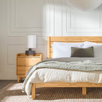 Collection de cadres de lit à baldaquin en bois massif Isla