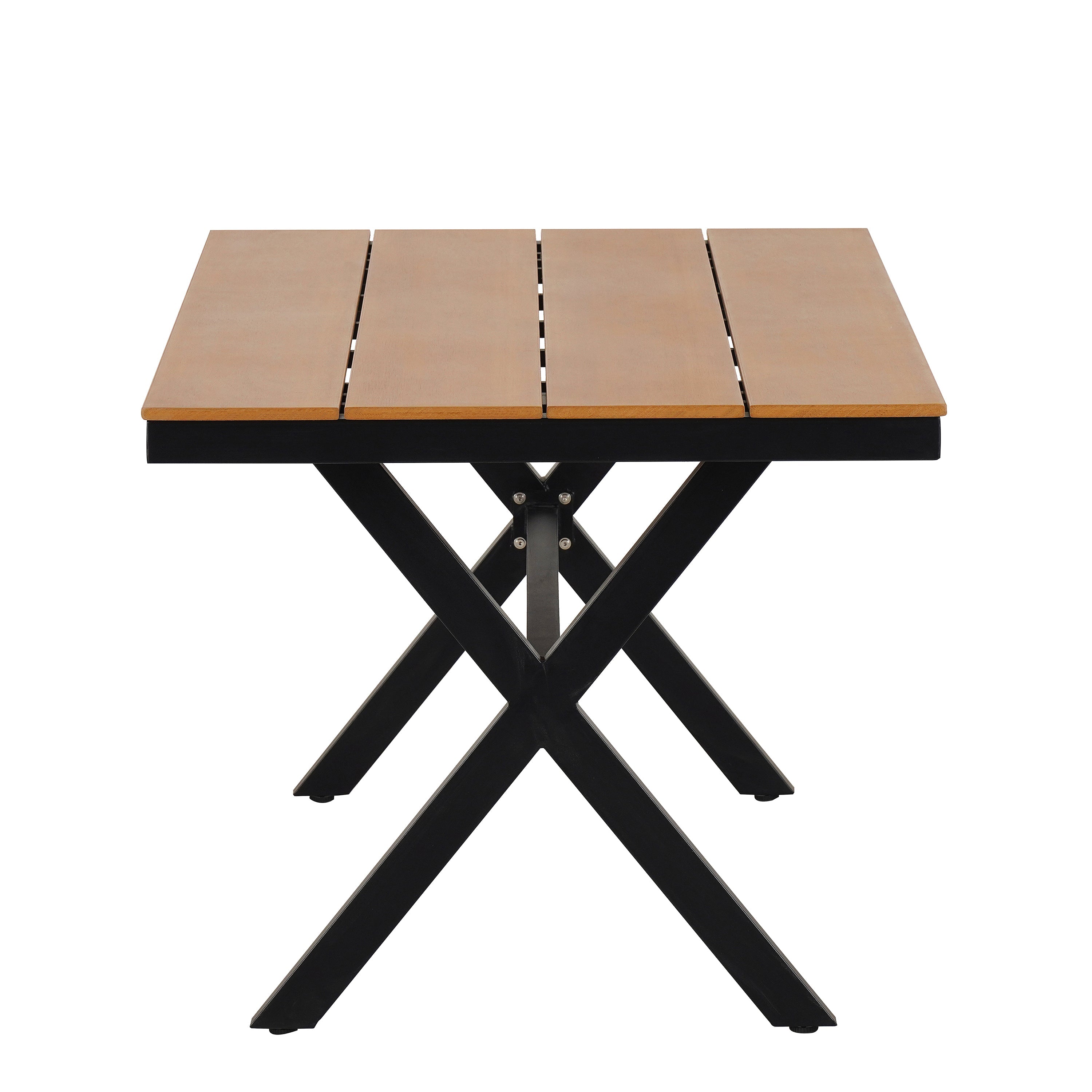 Walker Edison | Ensemble table et chaises de jardin contemporain style U