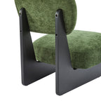 Walker Edison | Fauteuil d'appoint moderne, minimaliste et élégant avec piètement en bois robuste (lot de 2)