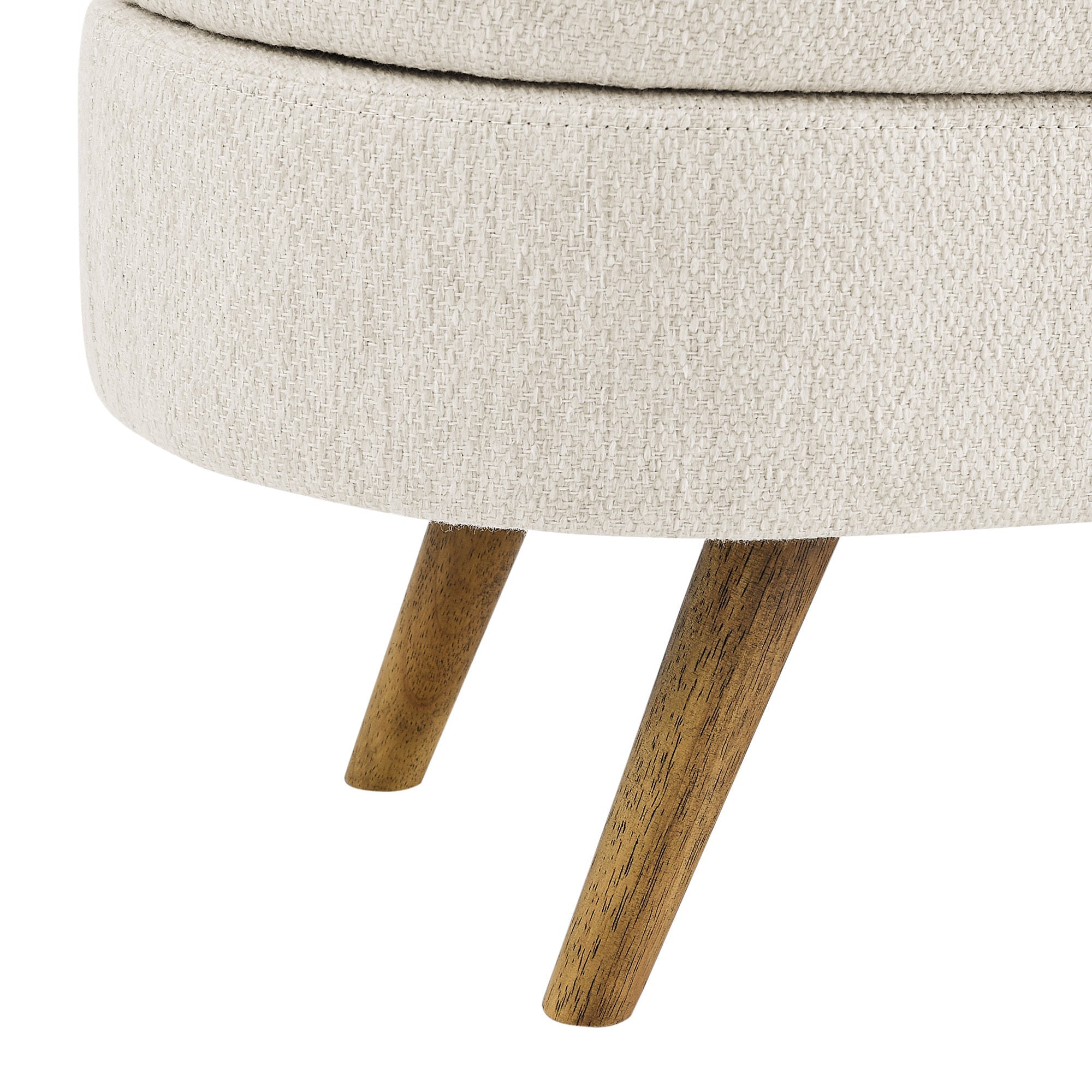 Walker Edison | Banc de rangement ovale ottoman