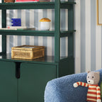 Bibliothèque moderne Zoey en bois arqué