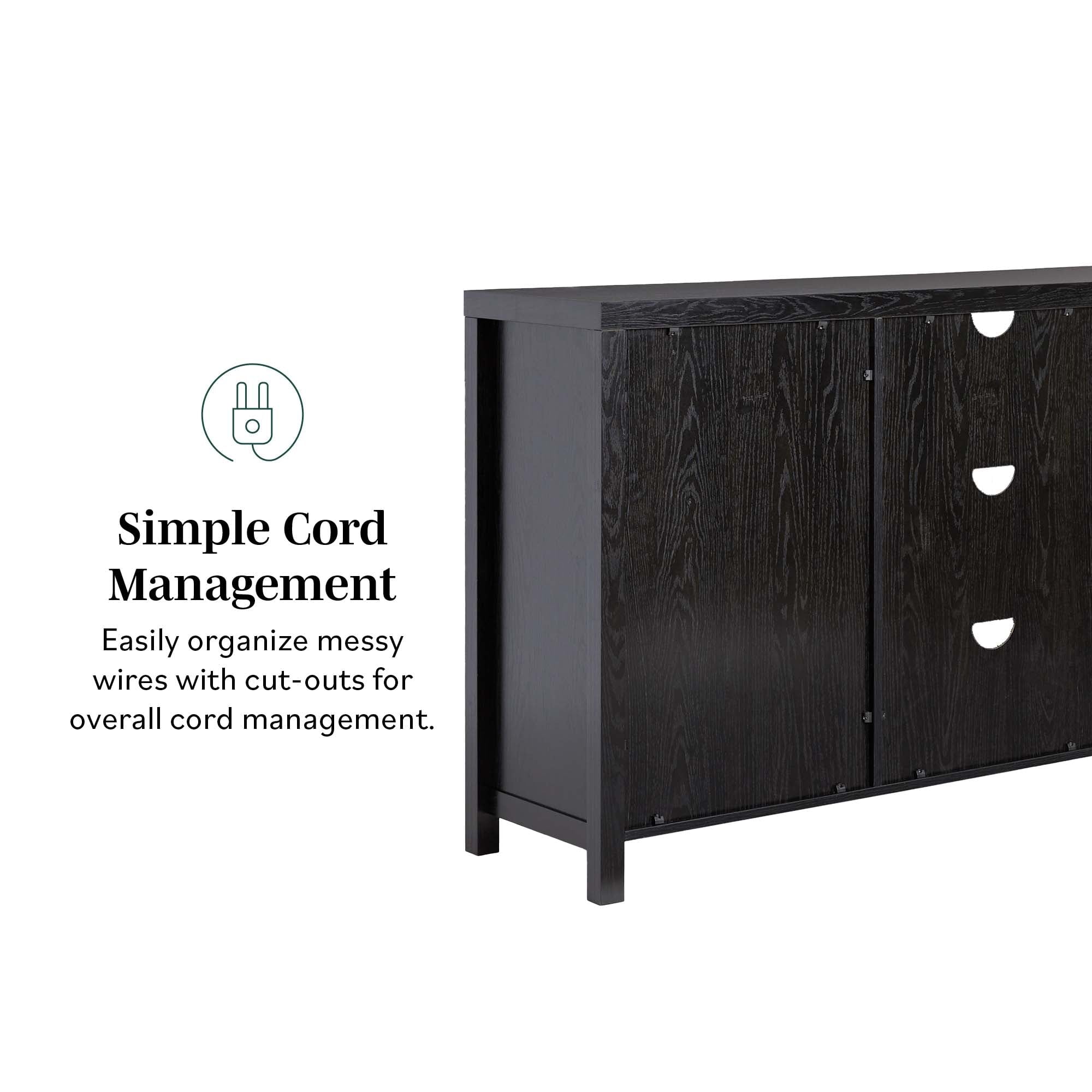 Buffet/meuble TV en rotin Sasha 58