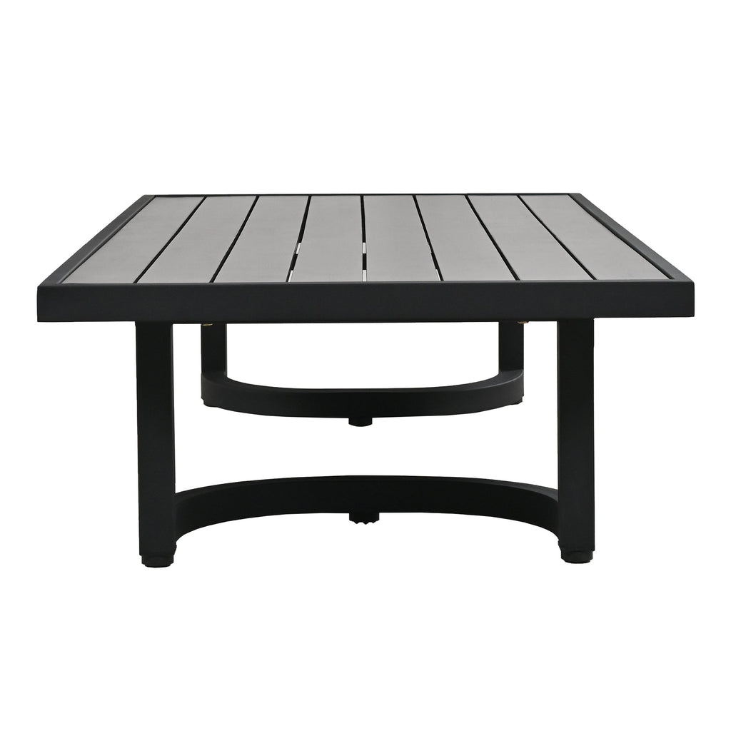 Ensemble de canapés d'extérieur en acier au design incurvé Walker Edison | 