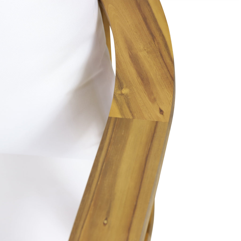 Walker Edison | Ensemble de 2 fauteuils de jardin en bois de teck et d'acacia