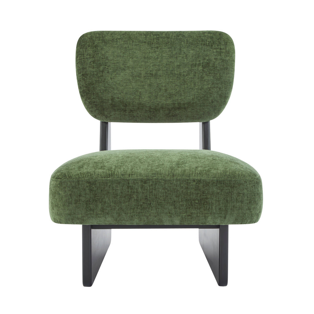 Walker Edison | Fauteuil d'appoint moderne, minimaliste et élégant avec piètement en bois robuste (lot de 2)