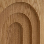 Walker Edison | Table d'appoint carrée Curve Design 