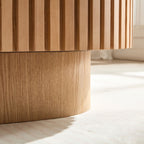 Walker Edison | Table basse moderne cannelée artisanale