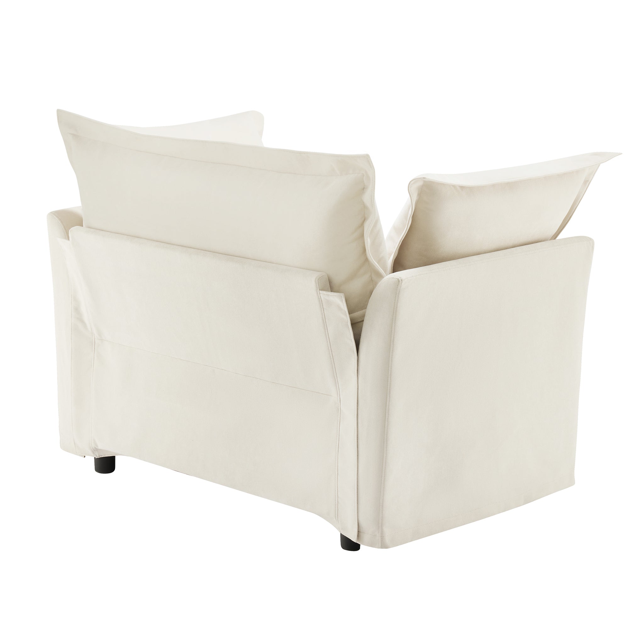 Walker Edison | Fauteuil d'appoint confortable à assise profonde et déhoussable