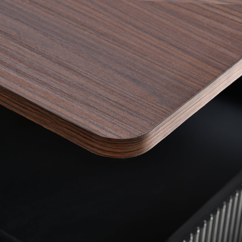 Walker Edison | Table d'appoint multifonctionnelle moderne et réglable avec plateau relevable