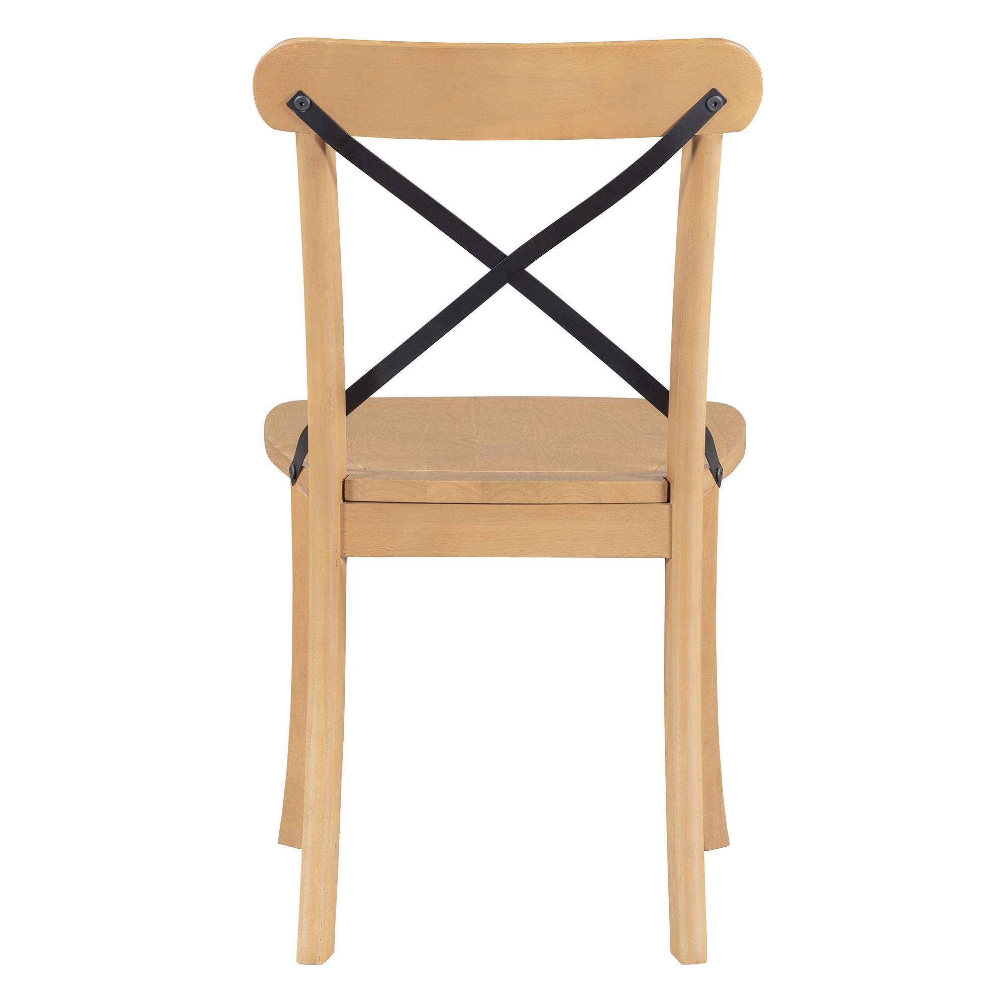 Walker Edison | Ensemble de salle à manger rétro simple 5 pièces avec 4 chaises 