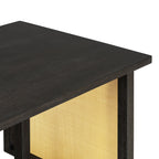 Ensemble de table et chaises de style campagnard en rotin bohème 7 pièces pour 6 personnes