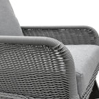 Walker Edison | Ensemble de 2 fauteuils à bascule d'extérieur minimalistes et contemporains